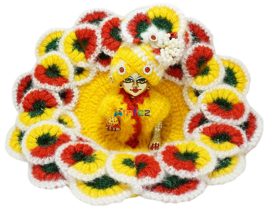 Buy laddu Gopal Woollen Dress With Cap Online Amfez