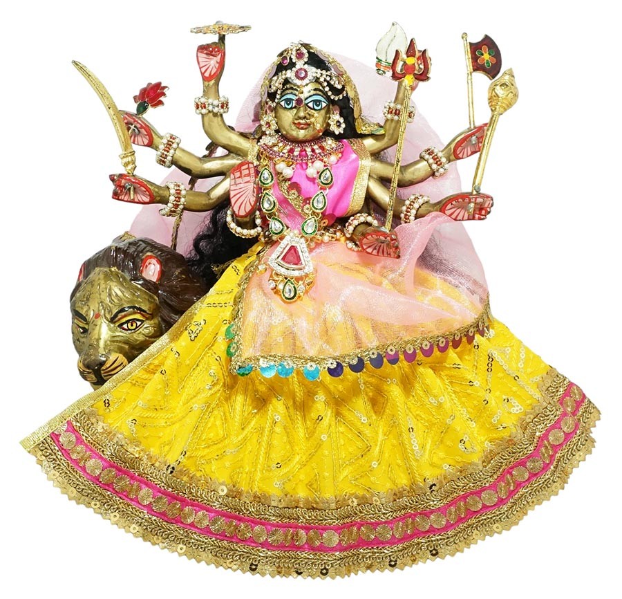 9 Durga Maa Dress,radha Madhav,mayapur,mata Chunni,god Dress,god  Outfit,krishna Outfit,poshak for Krishna,mata Dress,durga Dress Kali Mata -  Etsy