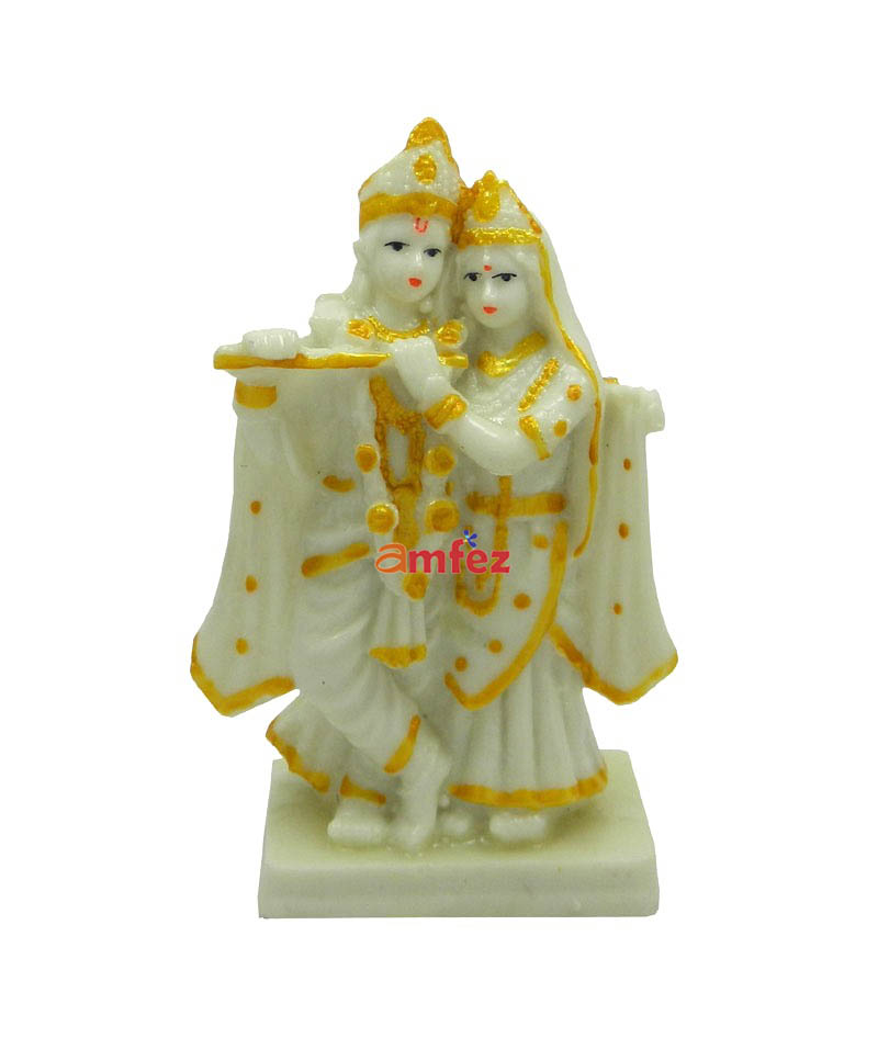 Handicrafts Radha Krishnal Wax Idol/ Statue