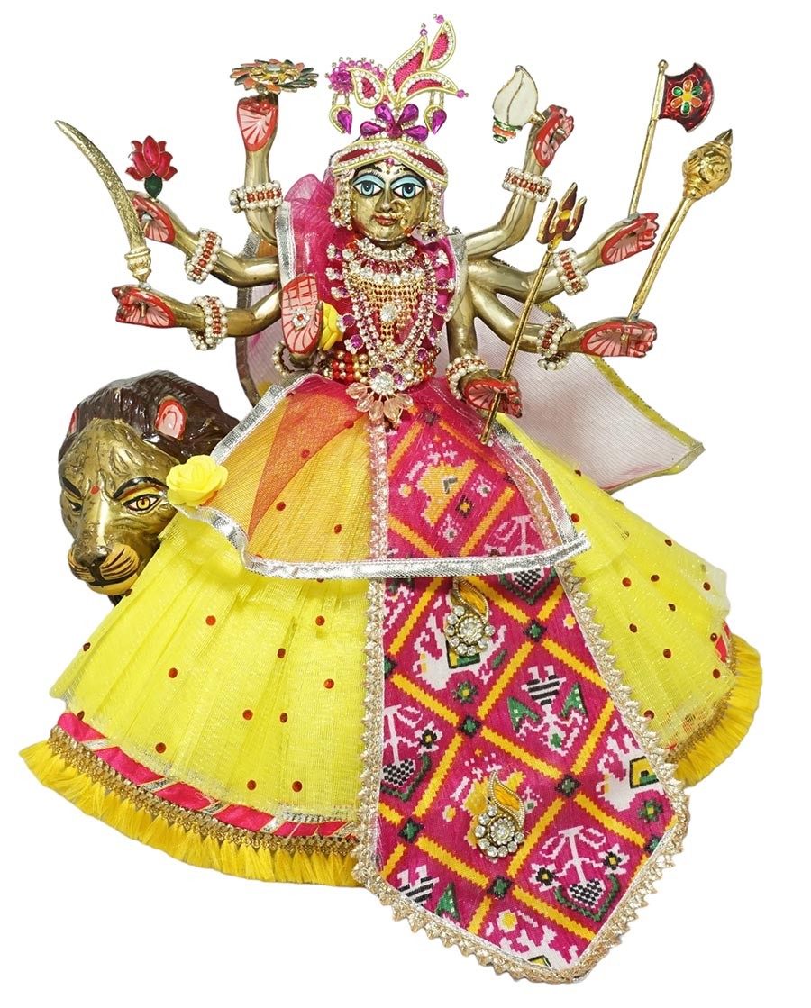 Buy Sk Craft Blue Cotton Devi Durga Mata Dress Online at Best Prices in  India - JioMart.
