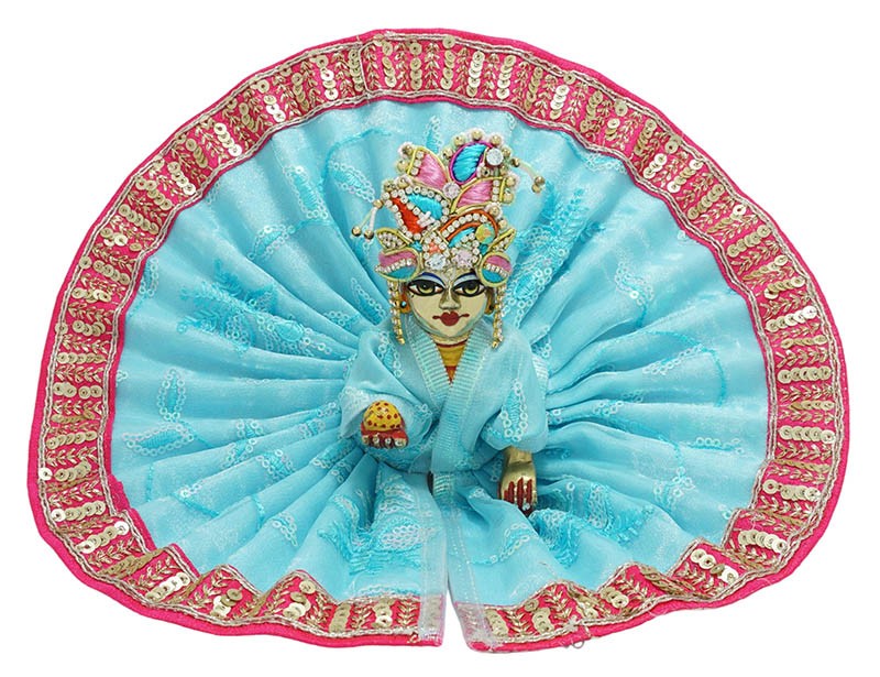 Buy Multicolor shining stuff decorated Laddu Gopal Dress online –  MyKanha.com